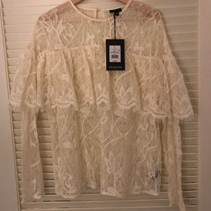 Who What Wear lace top